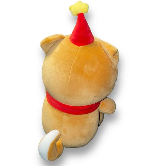 Miniso Plush Dog Shiba Inu Stuffed Animal Christmas Tree Star Scarf Stitched 12” - Picture 8 of 14